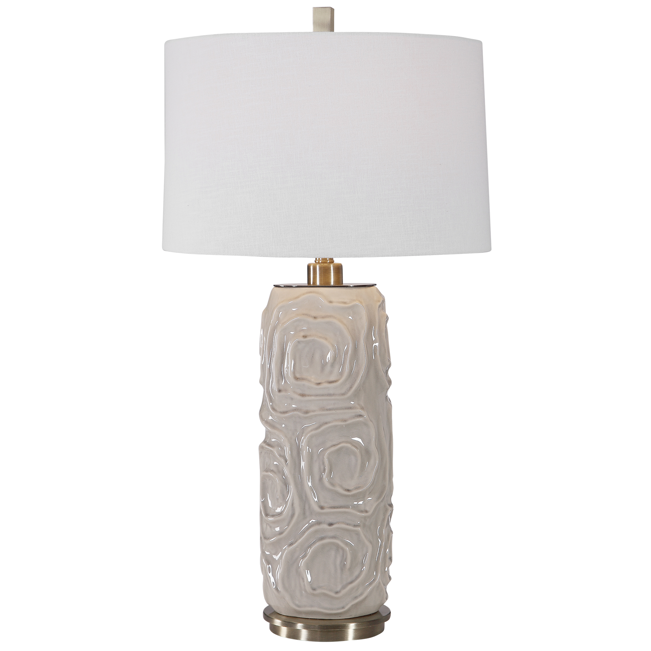 Picture of ZADE WARM GRAY TABLE LAMP